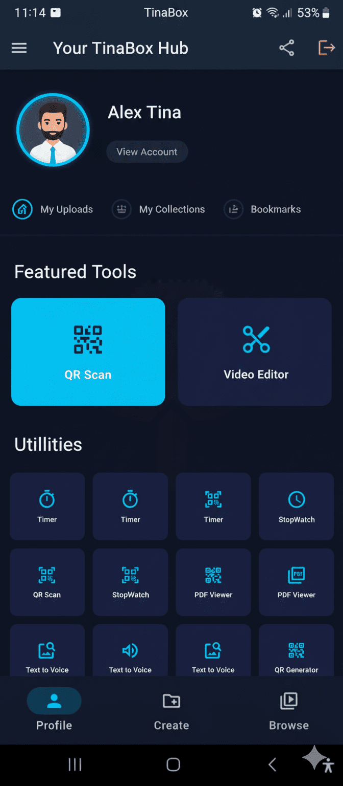 Tinabox Media Sharing